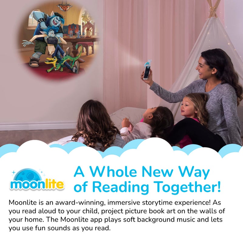 Moonlite Storytime - Disney Pixar Onward Storytime Disc - A Magical Way to Read Together - Projector Sold Separately - Digital Story w/ Sound FX - Learning Gifts for Kids Ages 1 Year & Up - Image 3