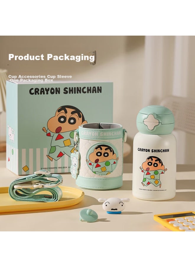 Beddybear Starry Sky Double-drinking Children's Insulated Cup With Straw, 316 Stainless Steel Large Capacity Thermos 600ml, Pajamas Xiaoxin - Image 4