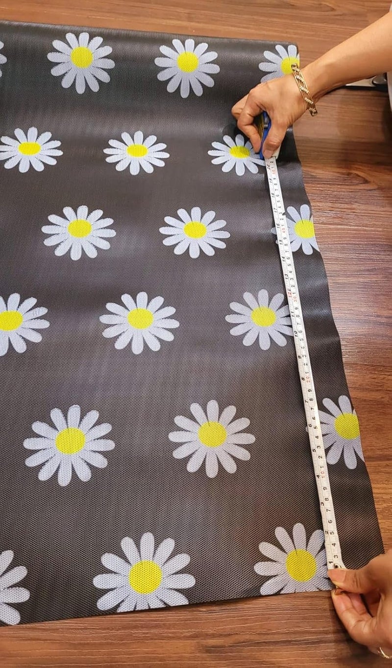 CSM EVA Anti Slip Mat/Sheet for Fridge, Bathroom, Kitchen, Drawer, Shelf Liner, 400 GSM, 5 Meters, Black Printed - Image 3