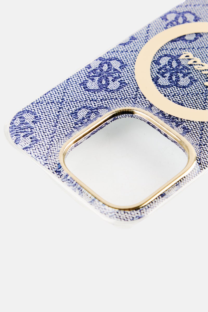 GUESS iPhone 16 Pro MagSafe Compatible Phone Case, Blue - Image 2