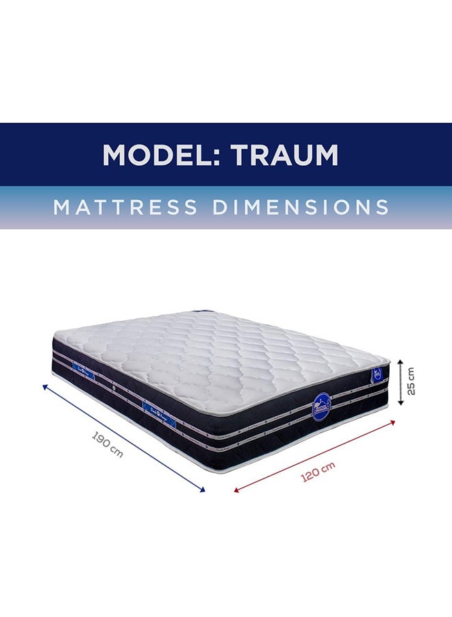 Deutsche Matratzen Traum Mattress  Coil Springs  Medium Firmness Cm Thickness  Air Circulation And Ventilation  Comfort Sleep 180*195*30