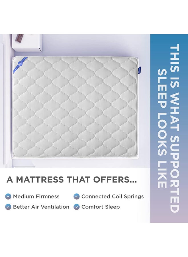 Deutsche Matratzen Traum Mattress  Coil Springs  Medium Firmness Cm Thickness  Air Circulation And Ventilation  Comfort Sleep 180*195*30