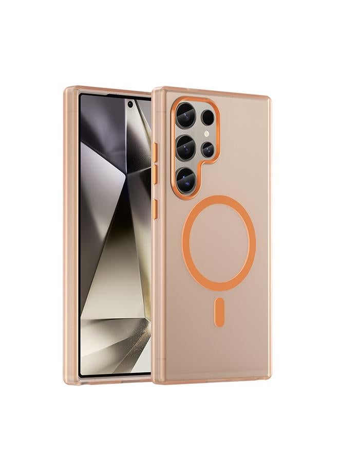 S-TOP Case For Samsung Galaxy S24 Ultra 5G MagSafe Frosted Translucent TPU + PC Full Coverage Phone Case - Image 1