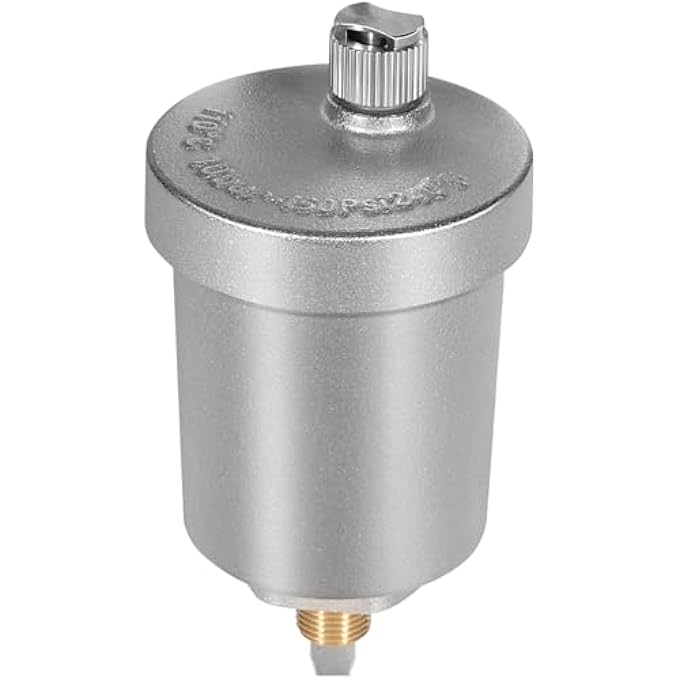 AUTOMATIC FLOAT VALVE, 1/8 MALE NPT THREAD AIR BLEEDER RELEASE VENT VALVE WITH NICKEL PLATED FOR HEAVY-DUTY, AUTOMATIC AIR VENT VALVE WITH MALE THREAD FOR HOT WATER RADIATOR BOILER HEAT SYSTEM - Image 2