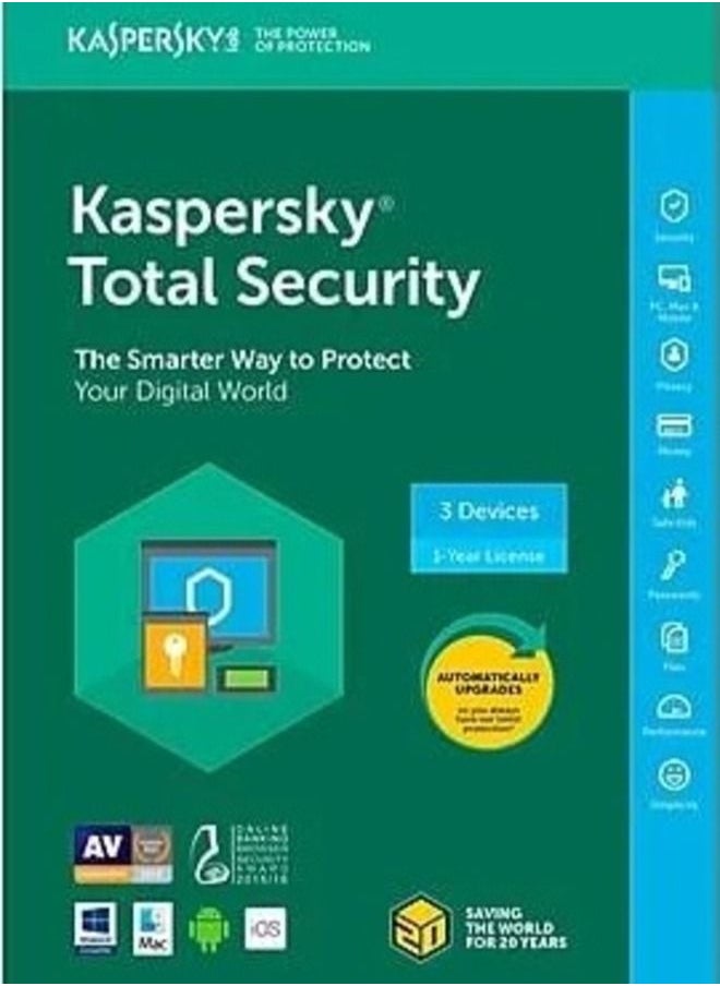 Kaspersky - Kaspersky Total Security 3 Device 1 Year - Image 1