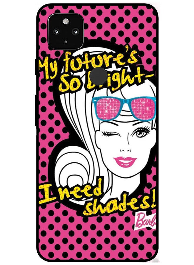 EYE CATCH - Protective Case Cover For Google Pixel 5 Smart Series Printed Protective Case Cover for Google Pixel 5 My Future's So bright I Need Shades - Image 1