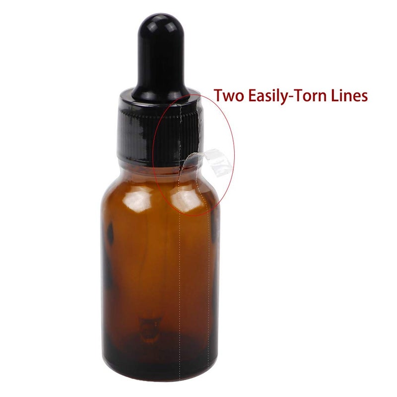 Morepack أشرطة انكماش مورباك لزجاجات 50 مل، 200 قطعة 65x98 مم غلاف انكماش شفاف مثقوب زجاجة، برطمانات - Image 3