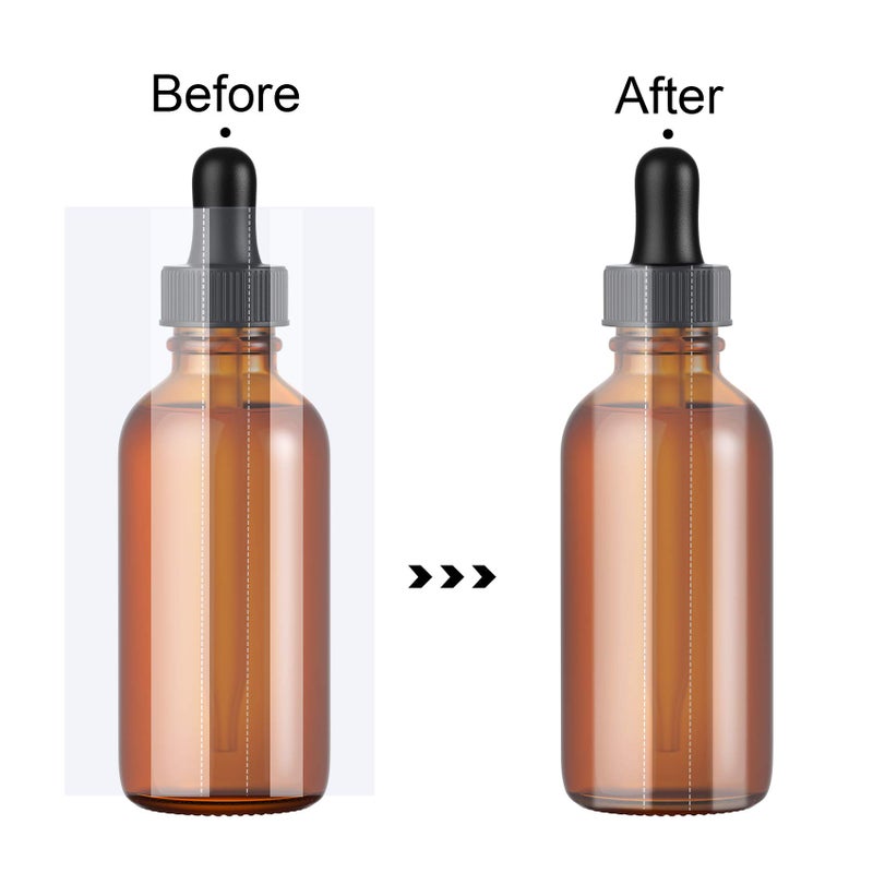 Morepack أشرطة انكماش مورباك لزجاجات 50 مل، 200 قطعة 65x98 مم غلاف انكماش شفاف مثقوب زجاجة، برطمانات - Image 4