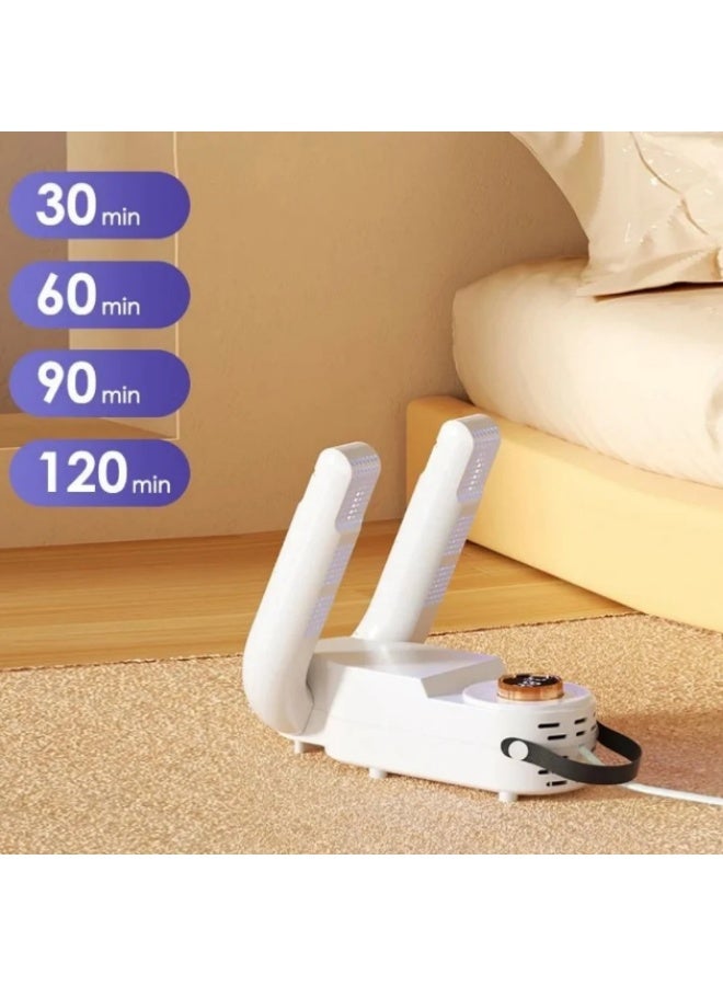 iSNUP Electric Shoe Dryer , Heater Deodorizing and Dehumidifying Device , High Quality Foldable Multifunctional Shoe Dryer , Purple Light High Efficiency Dryer - Image 2