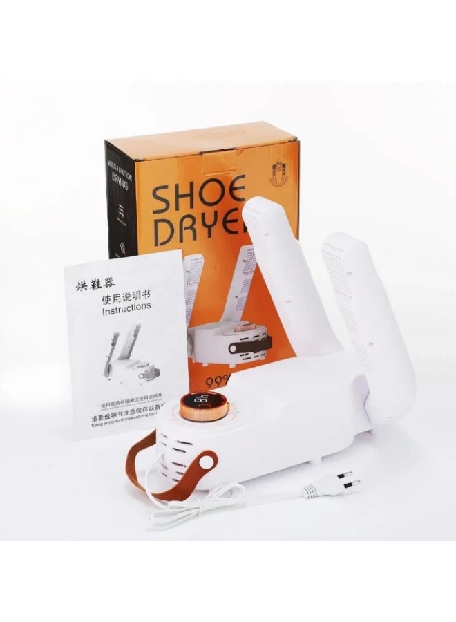 iSNUP Electric Shoe Dryer , Heater Deodorizing and Dehumidifying Device , High Quality Foldable Multifunctional Shoe Dryer , Purple Light High Efficiency Dryer - Image 4