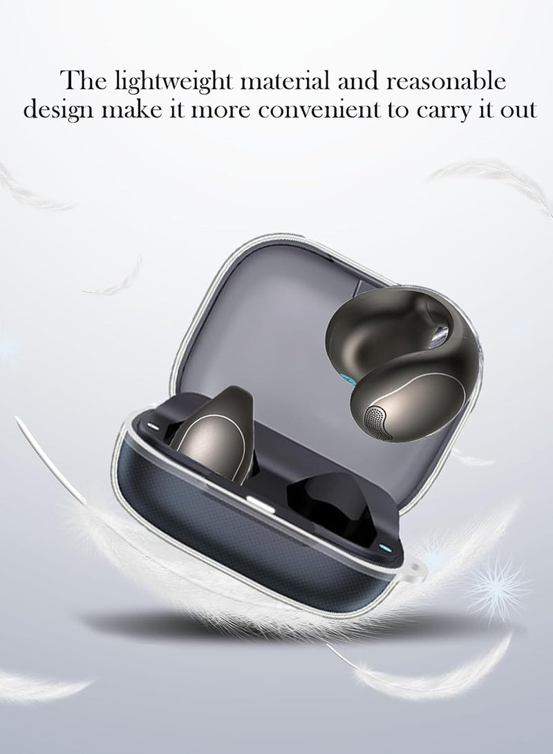 for Anker Soundcore C40i Case, Soft Cover with Carabiner Cleaning Kit, Transparent  - Image 5