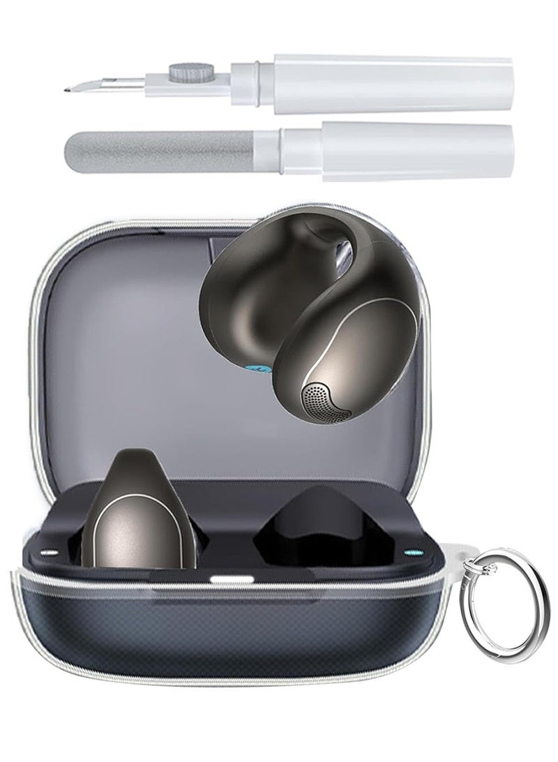 for Anker Soundcore C40i Case, Soft Cover with Carabiner Cleaning Kit, Transparent  - Image 1