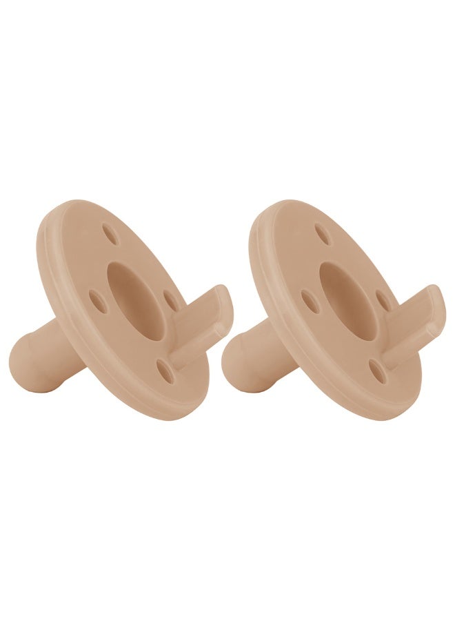 Minikoioi 2 Pieces Basics Soother Set For 0M - Bubble Beige - Image 1