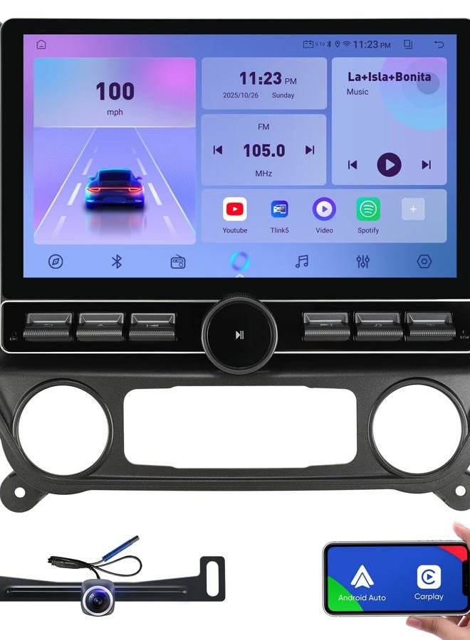 AINAVI Replacement Radio for Chevy Silverado GMC Sierra - Car Stereo Carplay Android Auto 2014-2018 QLED Touch Screen Radio BT Wireless Mirroring GPS Navigation 10" Head Unit (4G+64G) - Image 1