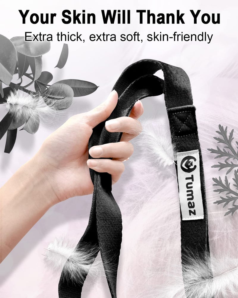 Tumaz Stretching Strap - 10 Loops & Non-Elastic Yoga Strap - Perfect Home Workout Stretch Strap for Physical Therapy, Yoga, Pilates, Flexibility - Image 3