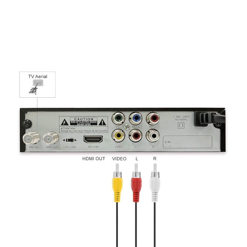 iview 3300STB ATSC Converter Box with Recording, Media Player, Built-in Digital Clock, Analog to Digital, QAM Tuner, HDMI, USB 3300STBA (New firmware) - Image 3