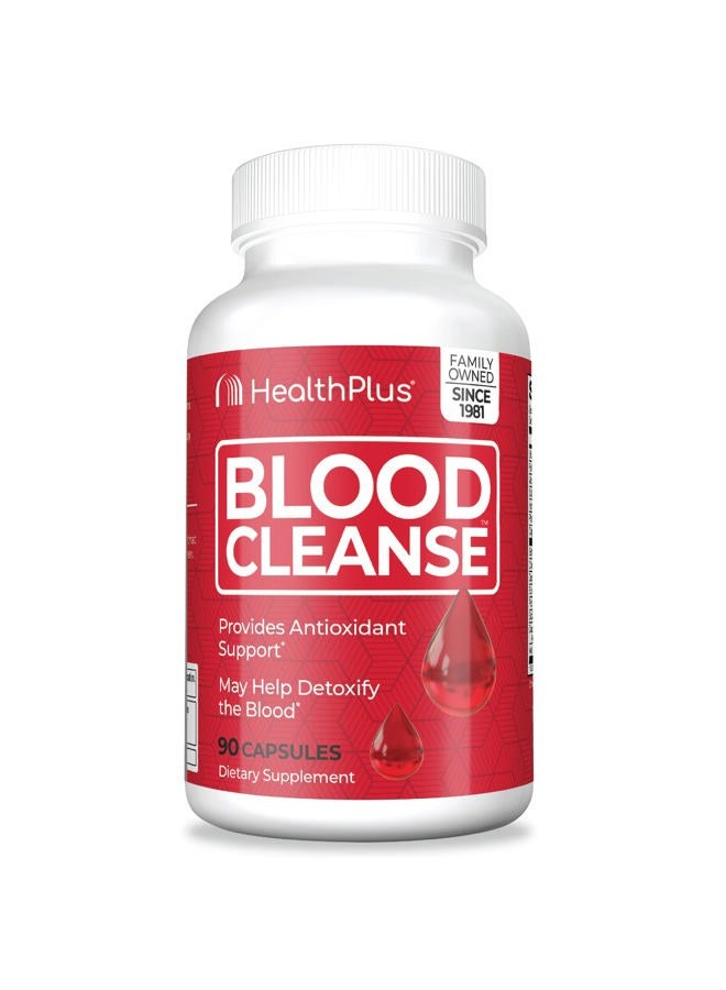 Health Plus تنظيف الدم, 753 ملغ, 90 كبسولة - Image 1