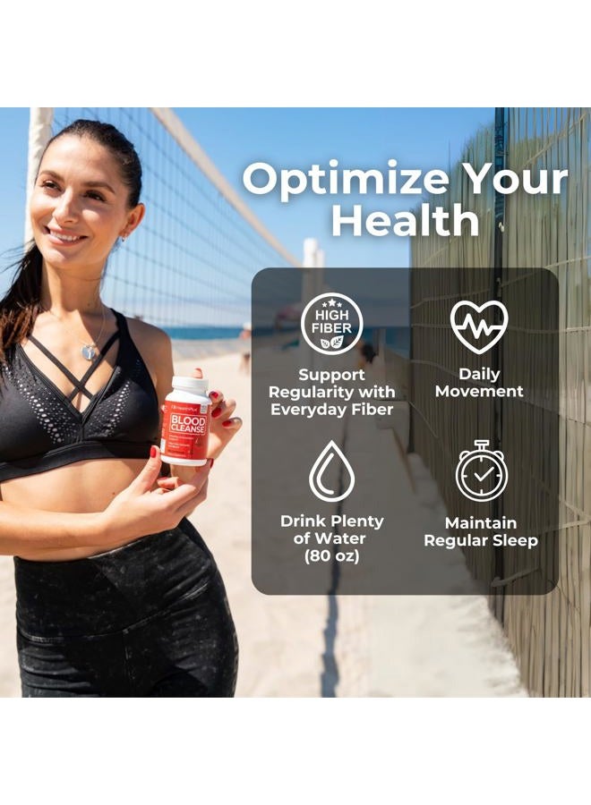 Health Plus تنظيف الدم, 753 ملغ, 90 كبسولة - Image 5