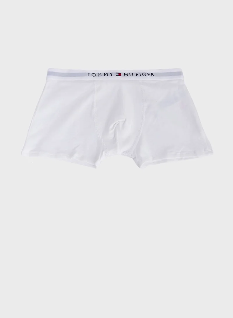 TOMMY HILFIGER Youth 2 Pack Logo Band Trunks