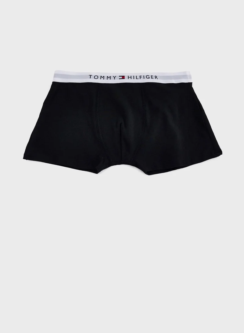 TOMMY HILFIGER Youth 2 Pack Logo Band Trunks