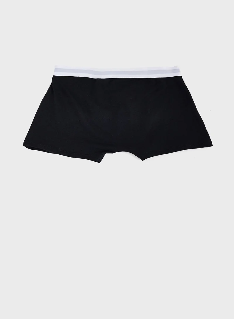 TOMMY HILFIGER Youth 2 Pack Logo Band Trunks