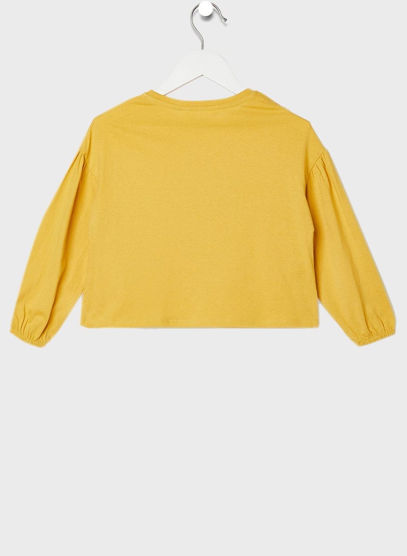 MANGO Infant Slogan Print T-Shirt - Image 2