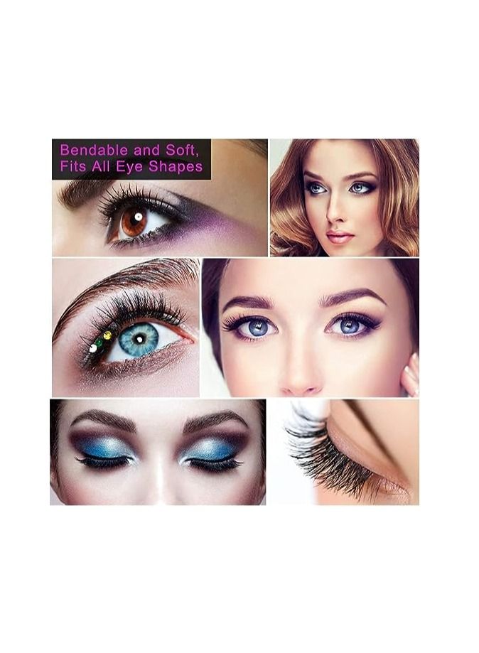 أوريتي الرموش الكاذبة، 5 أزواج ثلاثية الأبعاد الطبيعية رقيق - Image 5