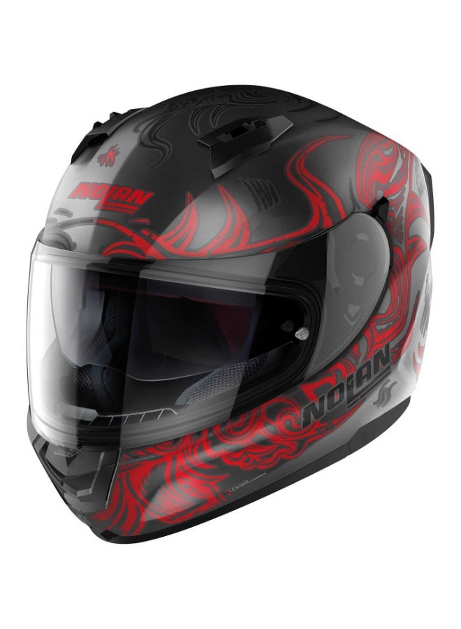 N60-6 MUSE FLAT LAVA GREY (RED - BLACK) Helmet