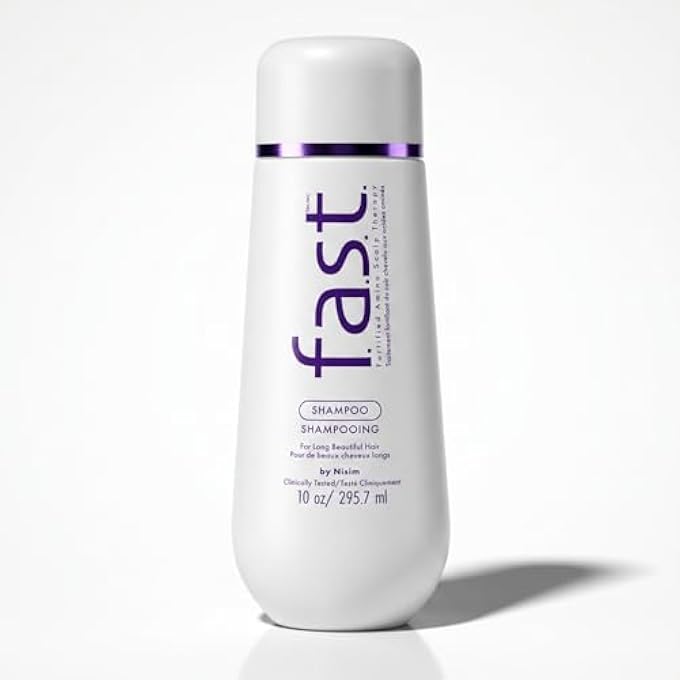 Nisim Hair Growth Shampoo 10oz â€” Helps Grow Hair up to 99% Faster in 12 Weeks â€” AVP Technology fuses 8 amino acids with biotin, niacinamide â€” Thinning, Postpartum, Color-Treated, GLP-1 â€” F.A.S.T.