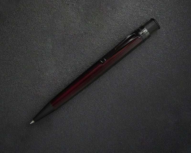 Retro 51 Tornado™ Stealth - Black Cherry Rollerball Pen - Image 3