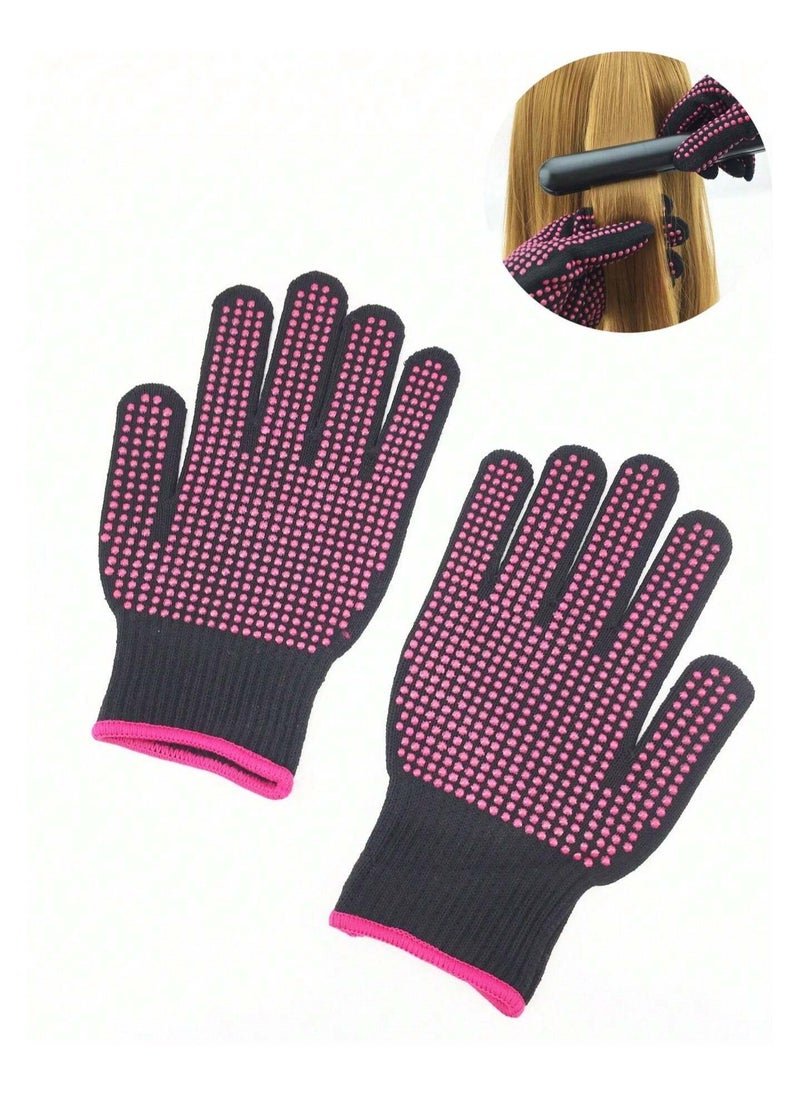 RTYY - 2PCS Hair Styling Tools Set, Hair Straightener Iron and Heat Resistant Gloves for Curling, Wavy, Dyeing and Styling Hair Comb Hair Comb Hair Brushes - Image 1