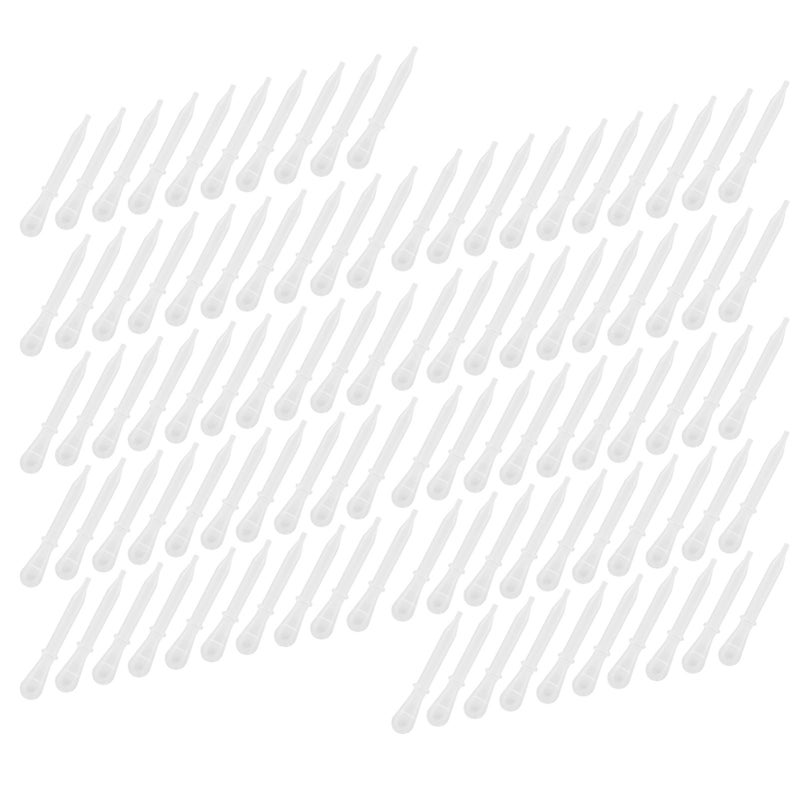 100 قطعة من القطرات العينية البلاستيكية المستهلكة لنقل السوائل وخلط صبغات الفرشاة الهوائية - Image 2