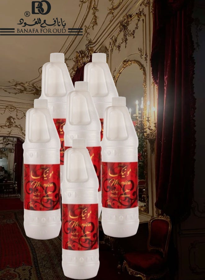 Banafa 6 Pieces Monica Floor Freshener 900ML - Image 1