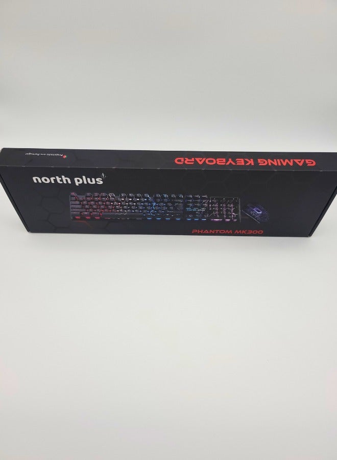 North Plus Phantom MK300 RGB Gaming Keyboard & Mouse Combo – 104-107 Keys, 1600 DPI, 4 Programmable Mouse Buttons, USB Wired, Customizable RGB Lighting, Portuguese Designed for Ultimate Gaming Precision - Image 5
