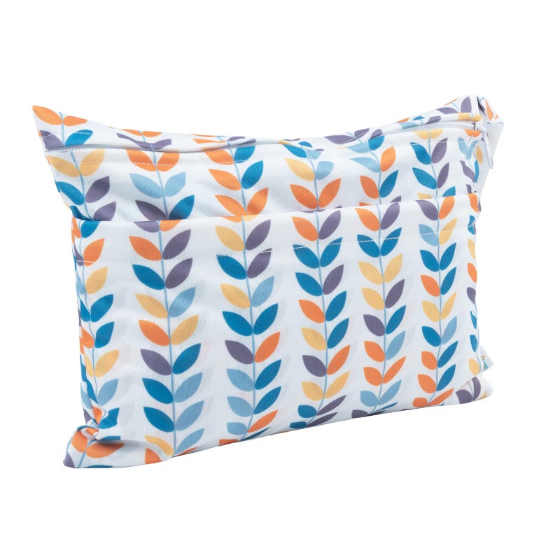 babygoal Wet Dry Bags for Baby Cloth Diapers, Washable Travel Bags, Beach, Pool, Gym Bag for Swimsuits & Wet Clothes with Two Zippered Pockets 3 Pack(S,M,L), 3SML03 - Image 5