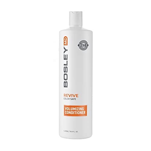 BOSLEYMD BosRevive Volumizing Conditioner for Thinning, Color/Chemically-Treated Hair – DHT Blocker, Sulfate-Free, Vegan, Biotin, Saw Palmetto & Rosemary – Thicker, Fuller Hair – 33.8 Fl Oz. - Image 1