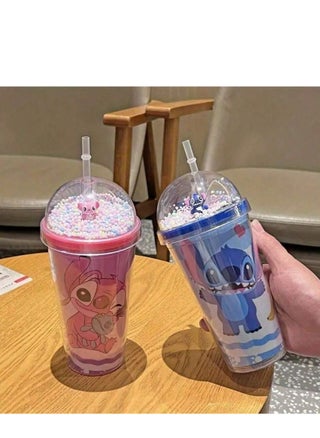 Cute Stitch Acrylic Cup with Lid & Straw – Premium Quality for Iced Drinks (Multicolor) - pzsku/Z5B8CA4214B9B83595755Z/45/1746553038/a11da2c7-2f5a-49a7-839e-c3615d1de31b
