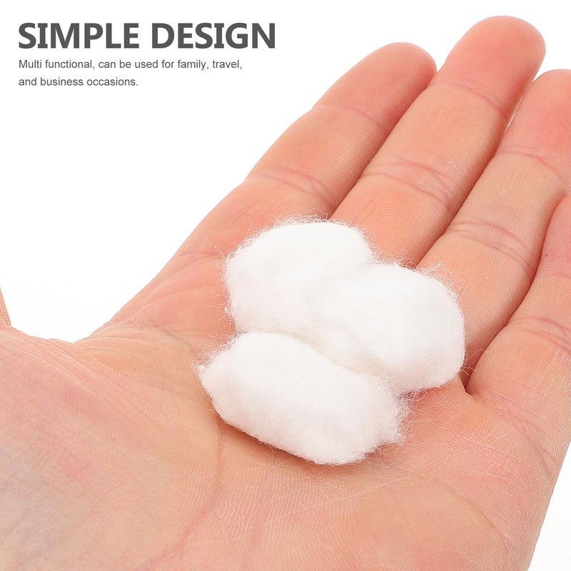 Disposable White Degreasing Cotton Balls 500g Pack For Makeup Removal And Facial Cleaning - Image 5