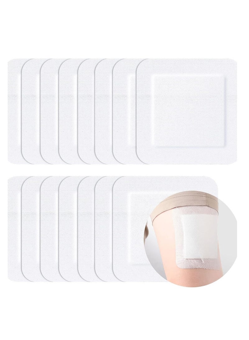 VIUAUAX 10 Pieces Bordered Gauze, Non-Woven Dressings, Waterproof Gauze Pads, Breathable Bandage Wrapped Separately  - Image 1