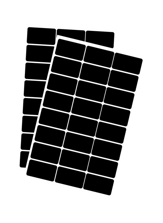 Monk Wish Waterproof Chalkboard Label Stickers for Storage Organizer (48 PC) - Image 2