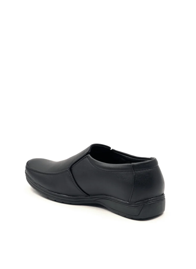 Geoomnii Black Formal Slip-On Shoes for Men – Stylish & Comfortable Footwear for Office, Parties & Special Occasions for Men | Best Price UAE