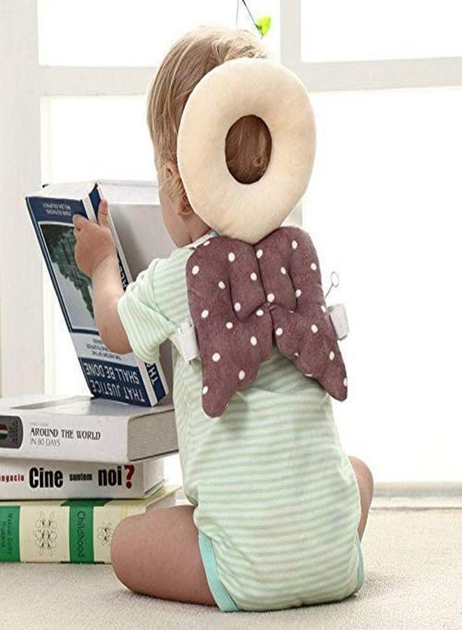 DEVHEART Baby Safety Head Protection Cute Angel Baby Helmet Infant Headguard Toddler Walkers Protective Safety Pads Toddler Headrest Pillow Back Protection Baby Care - 1pc (Color May Vary) - Image 2
