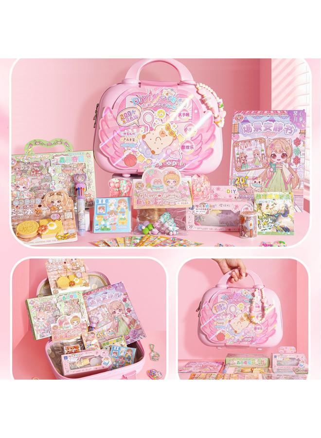 Bluejw Lac Diy Cream Glue Small Disc Sticker Suit Girl Children's Toy Goo-ka Plate Full Set Of Hand Account Kit - Image 1