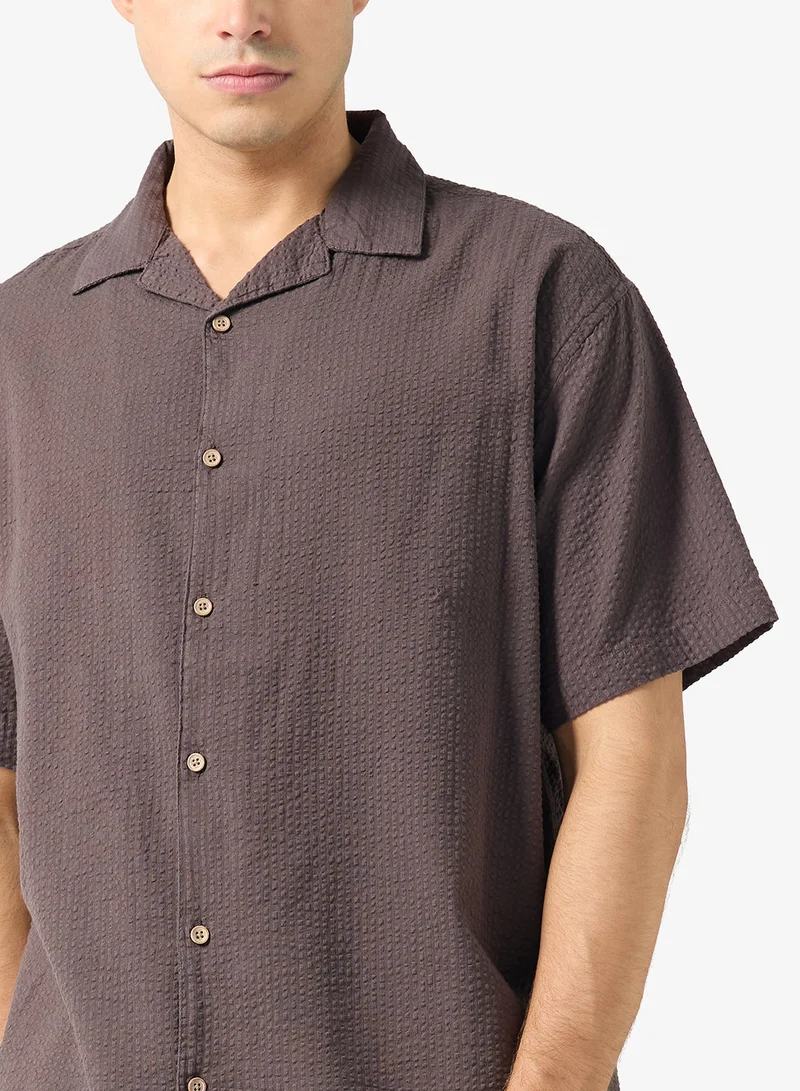 Ripples  Mens Resort Collar Relaxed Fit Shirt for Men | Best Price UAE