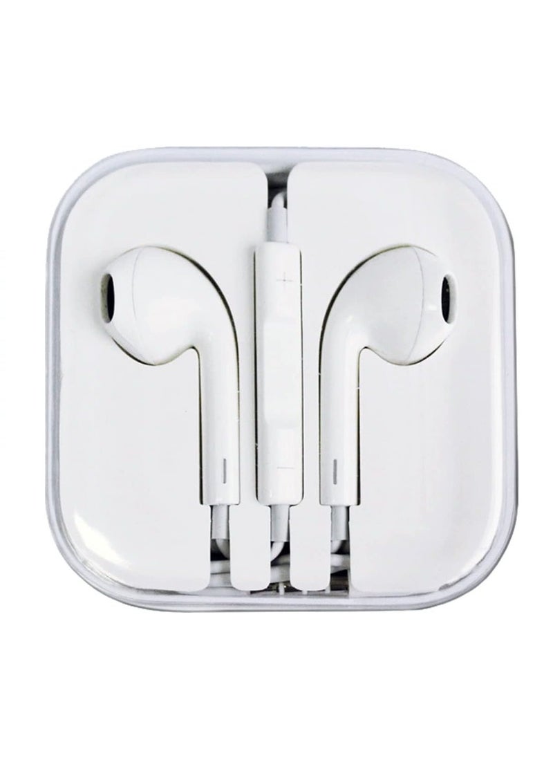 Generic - In-Ear Earphones With Mic For Apple iPhone With Lightning Connector White - Image 1