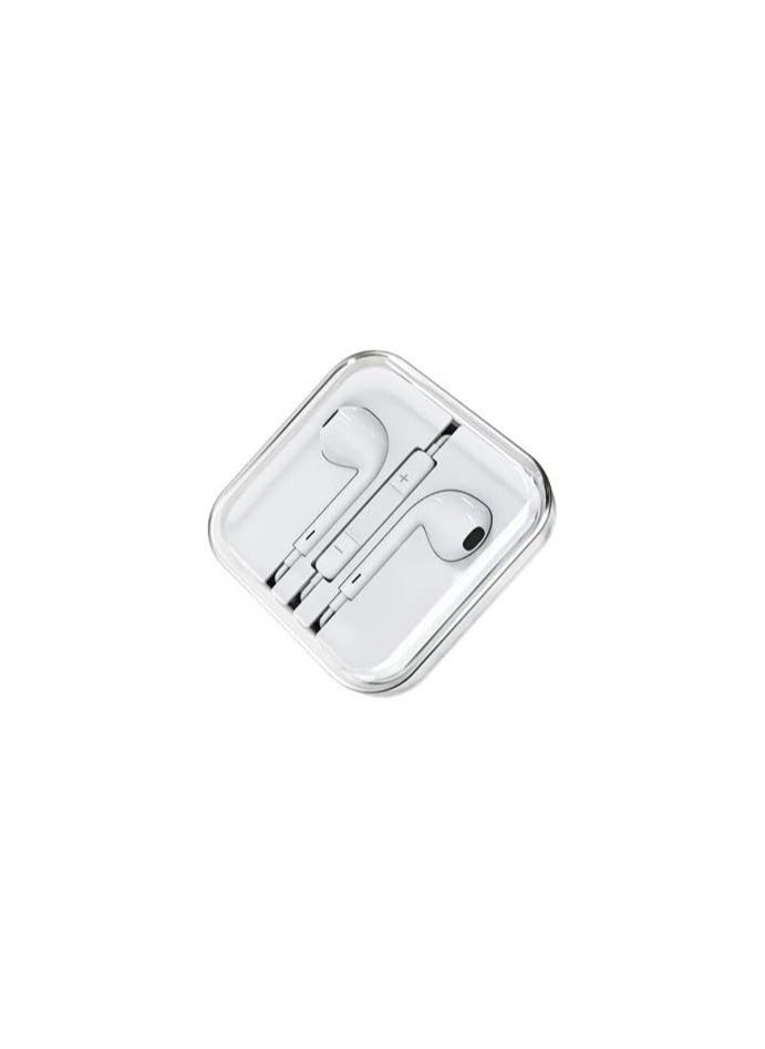 Generic - In-Ear Earphones With Mic For Apple iPhone With Lightning Connector White - Image 1
