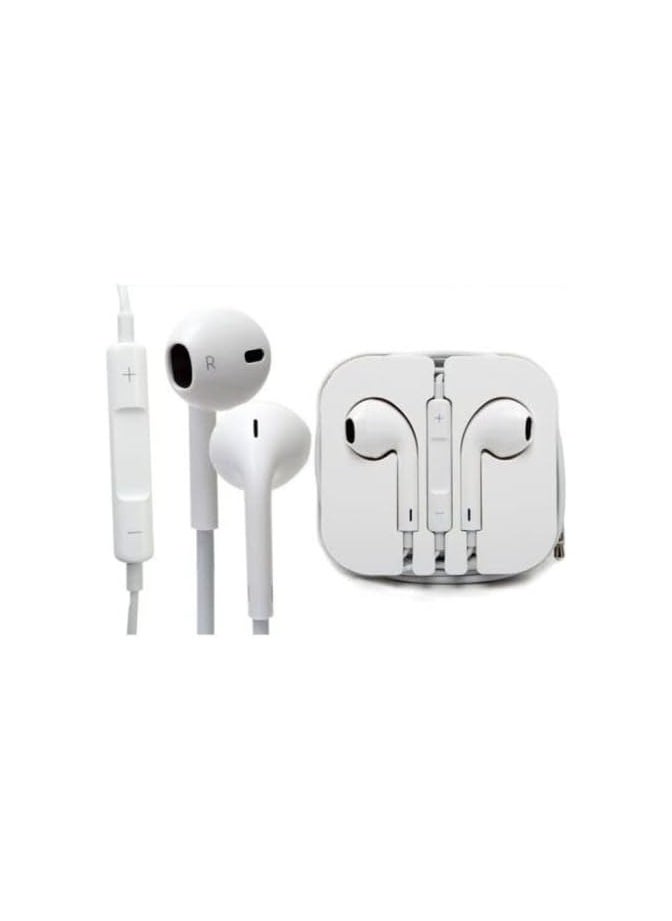 Generic - In-Ear Earphones With Mic For Apple iPhone With Lightning Connector White - Image 1