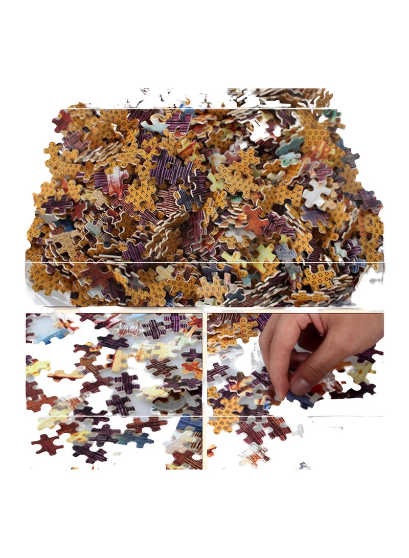 Jigsaw Puzzle, Deer in The Forest, Nordic Deer Canvas Painting, Canvas Art Poster, and Wall Art Picture, Modern Bedroom Decor Posters - Image 4