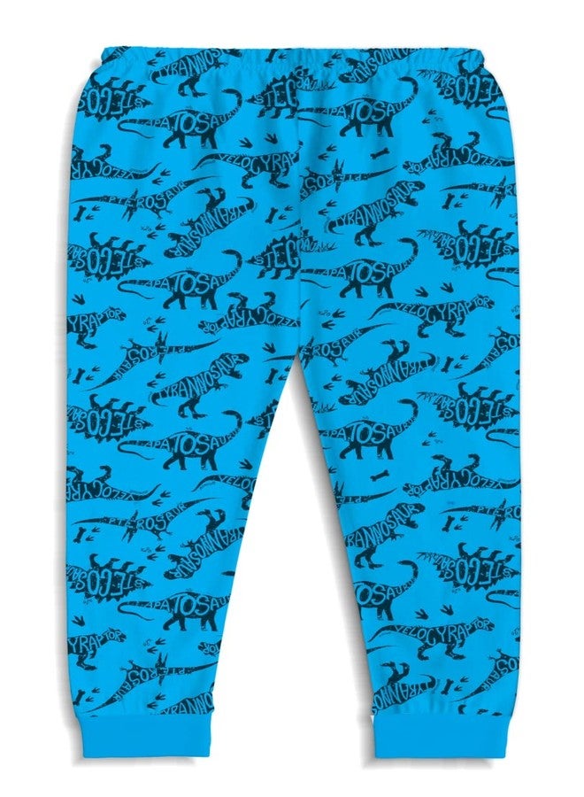 X2O Cotton Pants for Boys and Girls with Ankle Cuff and All Over Prints(Pack of 5)(Black)(0-3 Months) - Image 2