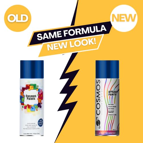 Cosmos Paints 190 Clear Lacquer, Lacquer Spray Paint, Gloss Finish (200 Ml) | Quick Dry & No-Drip Wide Spray Cap System For Cars, Bikes & Metal, Wood, Plastic, Diy, Home Décor, Art & Craft - Image 2